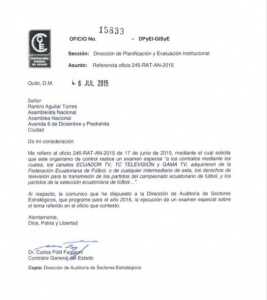 Carta Contraloria