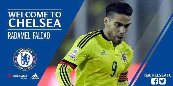Falcao llega al Chelsea cedido por el Mónaco (OFICIAL)