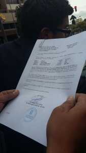 Carta de embargo