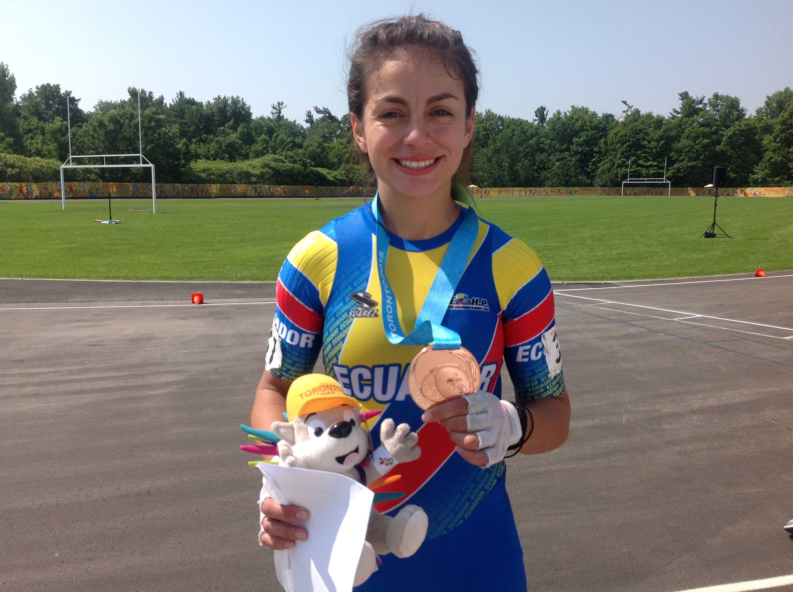 (AUDIO) Ingrid Factos: “Me siento feliz de conseguir otra medalla para mi país”‏