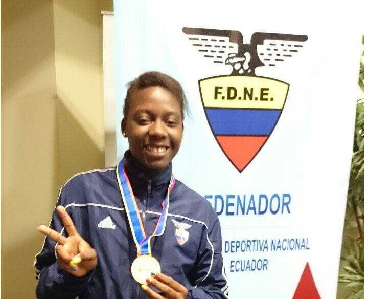 Maribel Caicedo regresó al país después tras su participación en el Campeonato Mundial Juvenil de Atletismo
