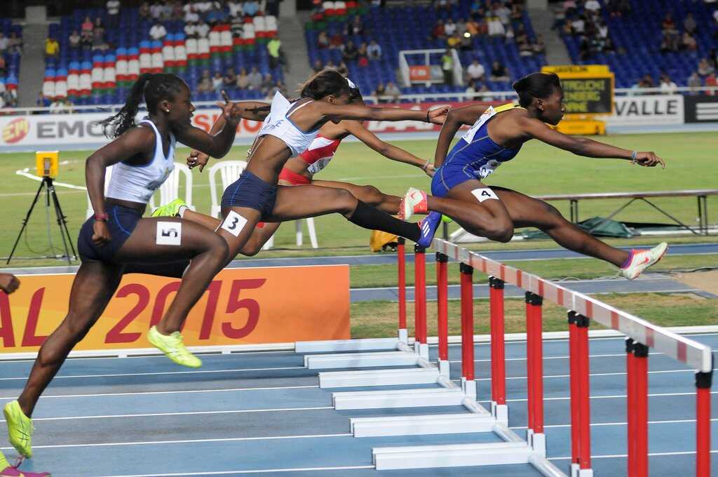 (FOTOS) Maribel Vanessa Caicedo se coronó campeona mundial en los 100m vallas