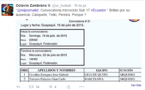 Octavio Zambrano tweet 1