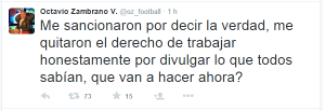 Octavio Zambrano tweet 2
