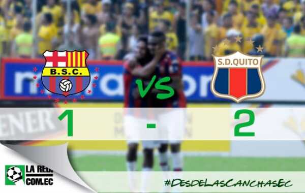 Deportivo Quito derrota a Barcelona en Guayaquil