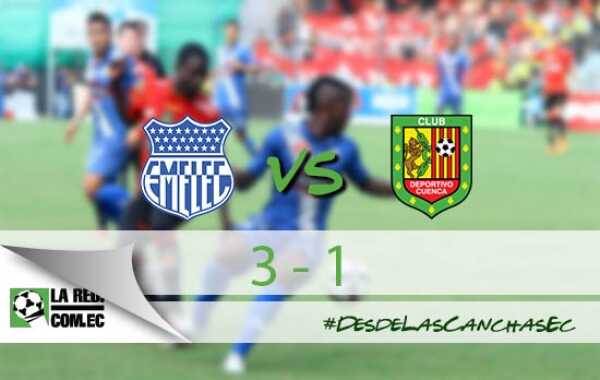 Con un Miller inspirado, Emelec derrotó a Deportivo Cuenca