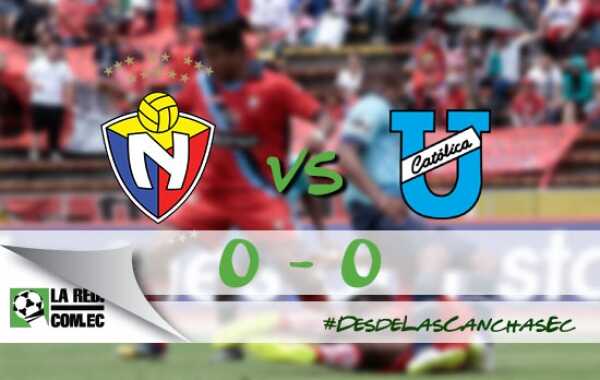 Empate entre El Nacional y la Universidad Católica en el ‘Coloso del Batán’