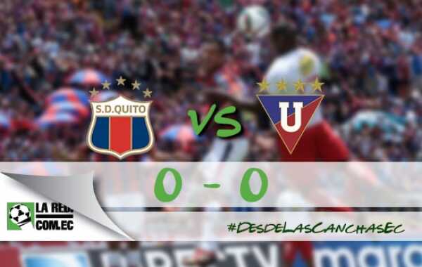 ‘Chullas’ y ‘Albos’ empatan sin goles en el ‘Clásico Capitalino’
