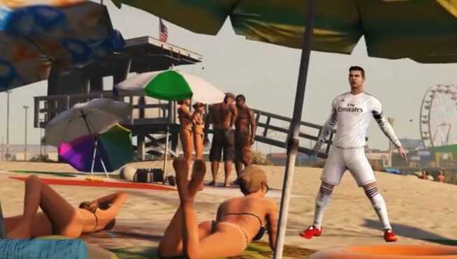 Cristiano Ronaldo protagoniza una parodia en videojuego