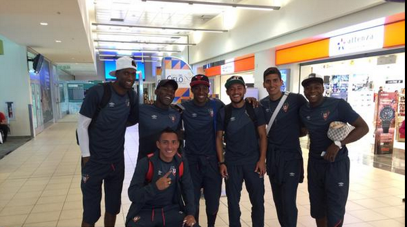 Jugadores de Liga arribaron a Buenos Aires para enfrentar a River Plate