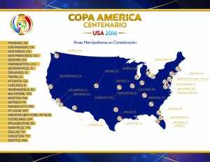 Copa America Centenario Sedes