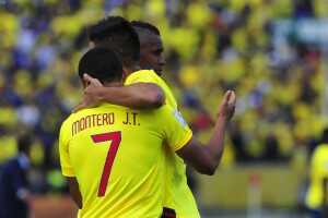 Gol Ecuador festejo