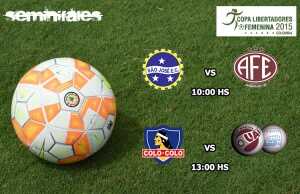Horarios Semi Copa Libertadores Fem