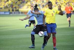 Martínez y Cáceres, Ecuador vs. Uruguay