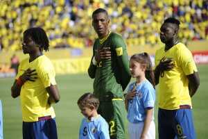 Paredes, Domínguez y Caicedo himno nacional