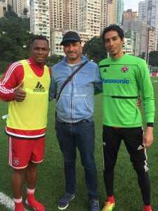 Cristhian Mora y Félix Borja