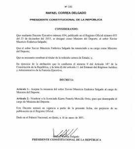 Documento Presidencial