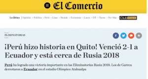 El Comercio - Perú