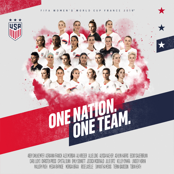 Estados Unidos dio a conocer la lista de convocadas para el Mundial Femenino