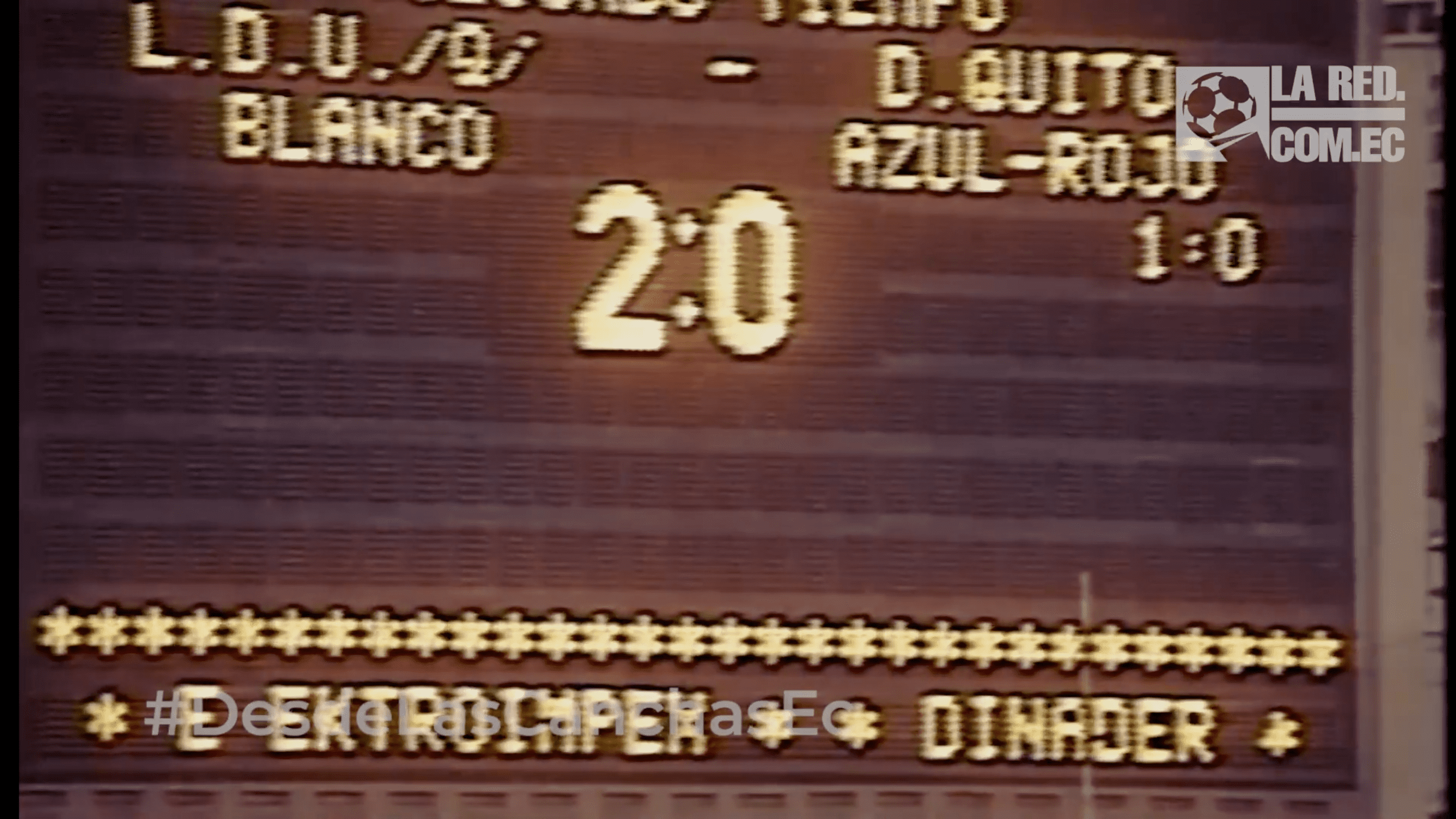 #REDiario | SEP92 | ¡Liga Deportiva Universitaria le ganó 2-0 al #SDQ en un #ClásicoCapitalino!