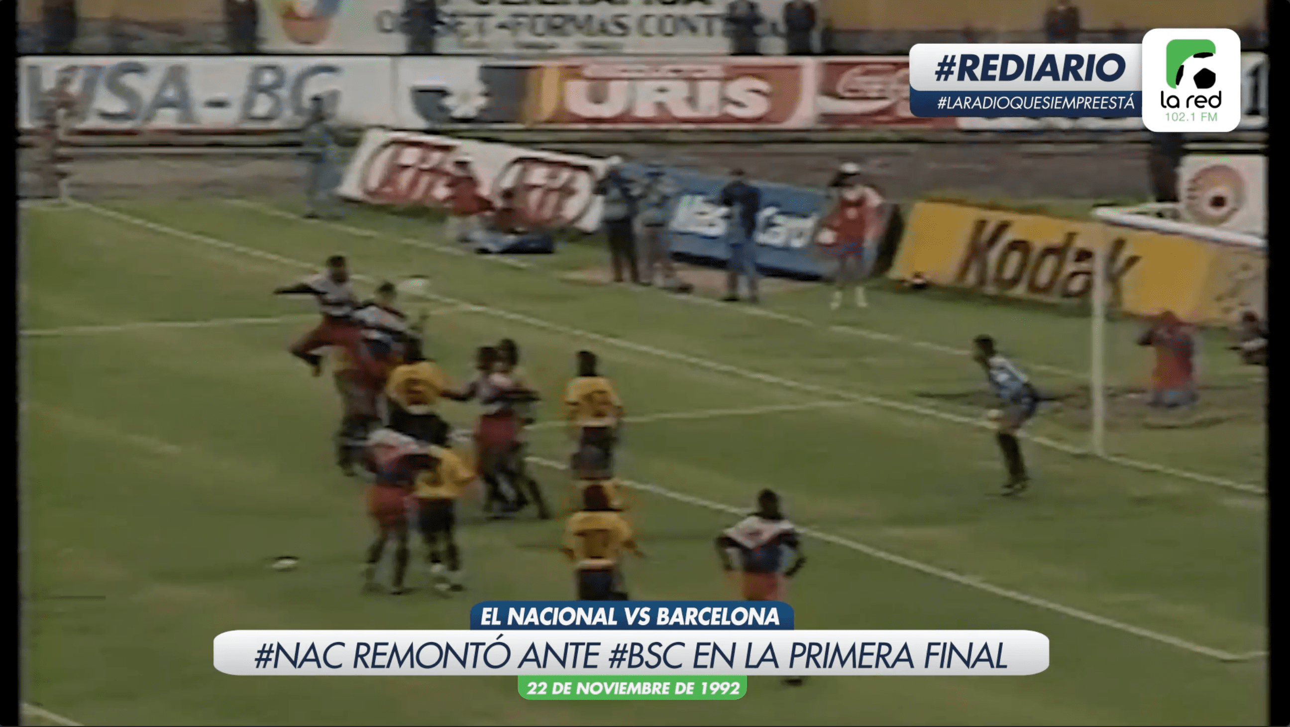 #REDiario | NOV92 | ¡El Nacional remontaba la primera final del 92 ante #BSC!