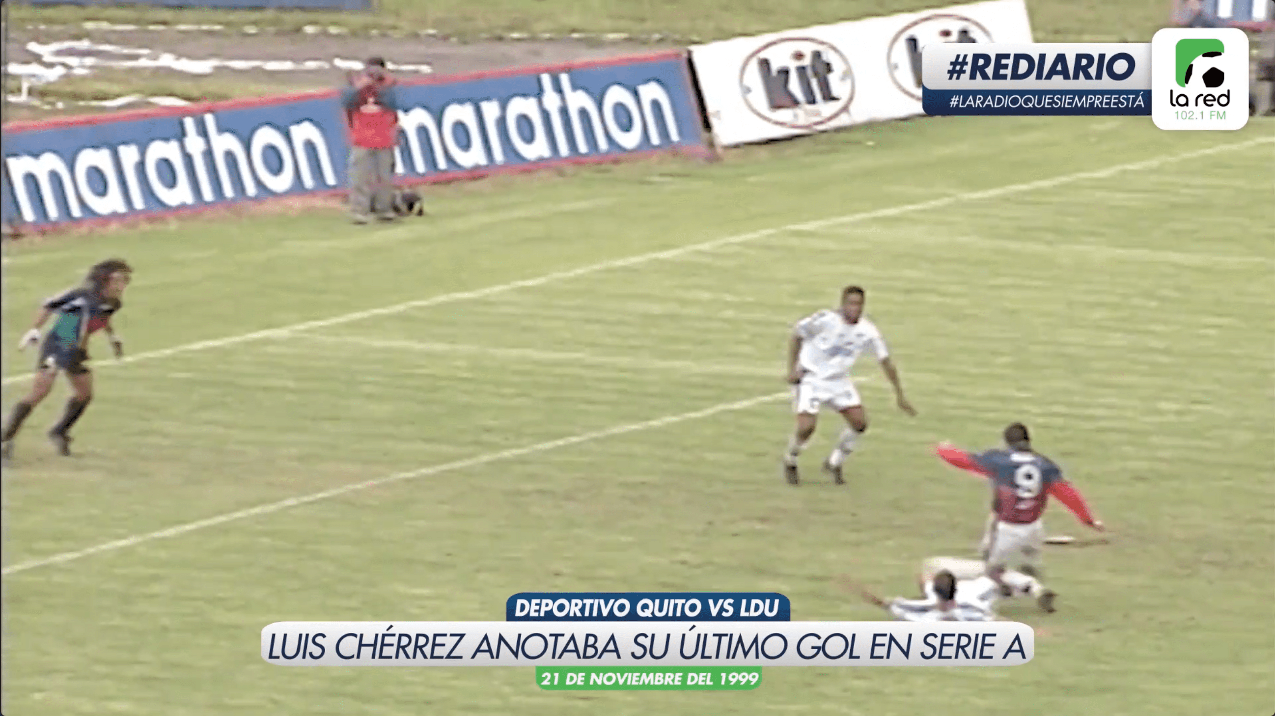 #REDiario | NOV99 | ¡Luis Chérrez anotaba su último gol en nuestro fútbol!