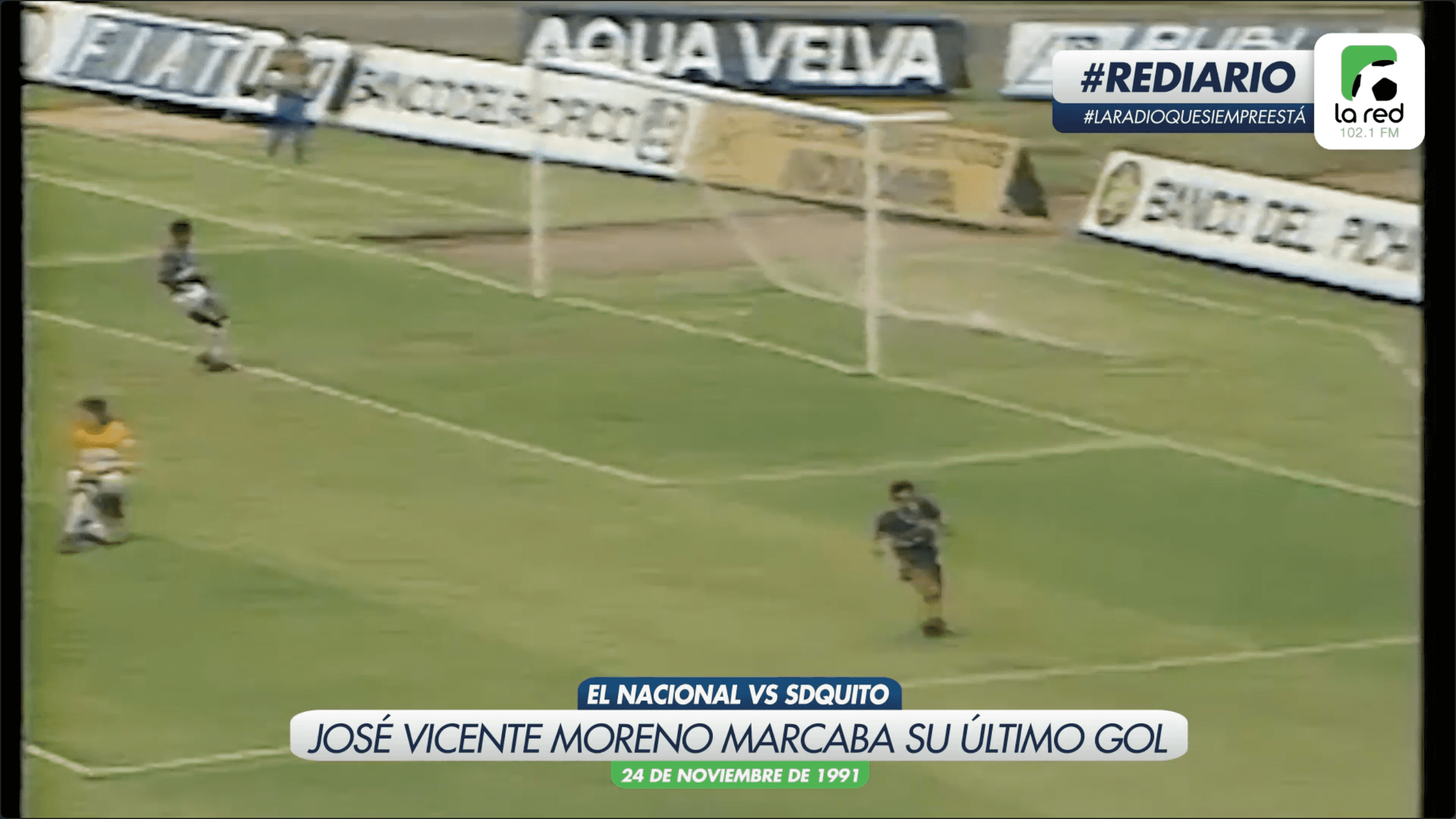 #REDiario | NOV91 | ¡José Vicente Moreno marcaba su último gol en nuestro fútbol!