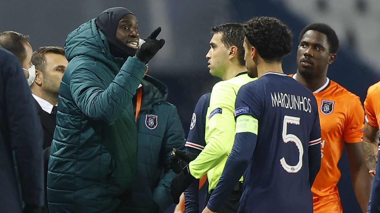 Polémica por racismo en el partido PSG vs Basaksehir