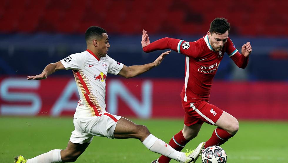 Liverpool elimina a Leipzig en 4 minutos