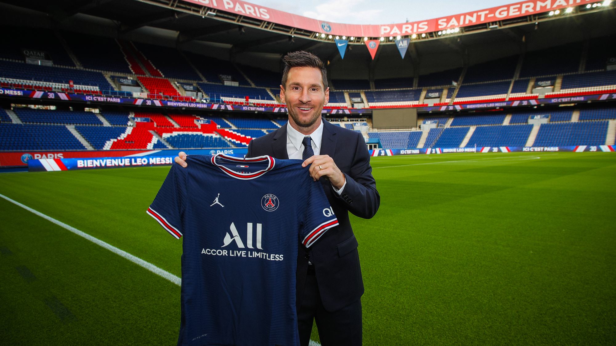 Lionel Messi fue presentado en el PSG