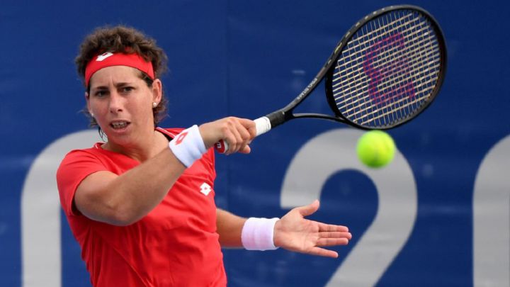 Carla Suárez recibió el trofeo al mejor regreso al circuito por la WTA