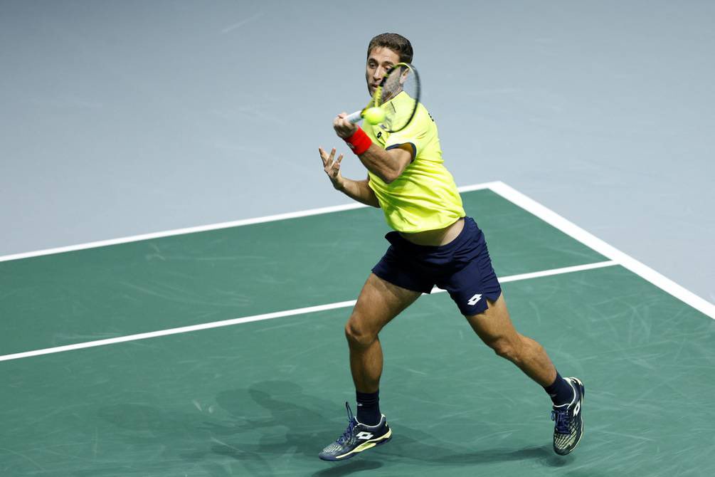 Mannarino suma el segundo punto para Francia tras imponerse a Quiroz en singles