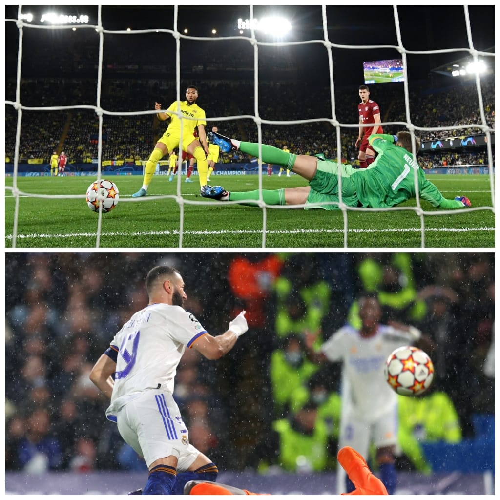 Villarreal y Real Madrid golpean primero en los Cuartos de Final