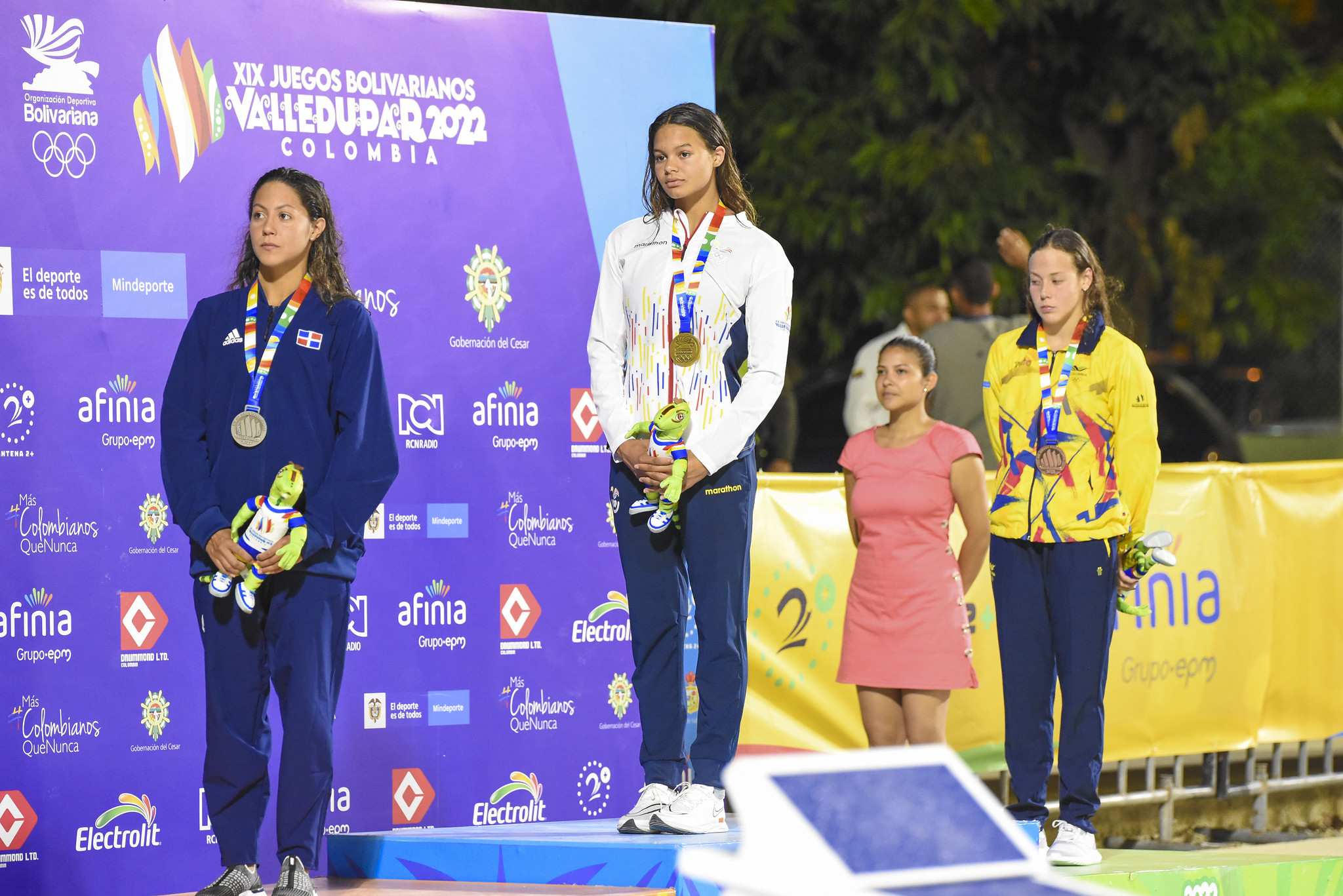 Anicka Delgado dominó en los 100m estilo libre