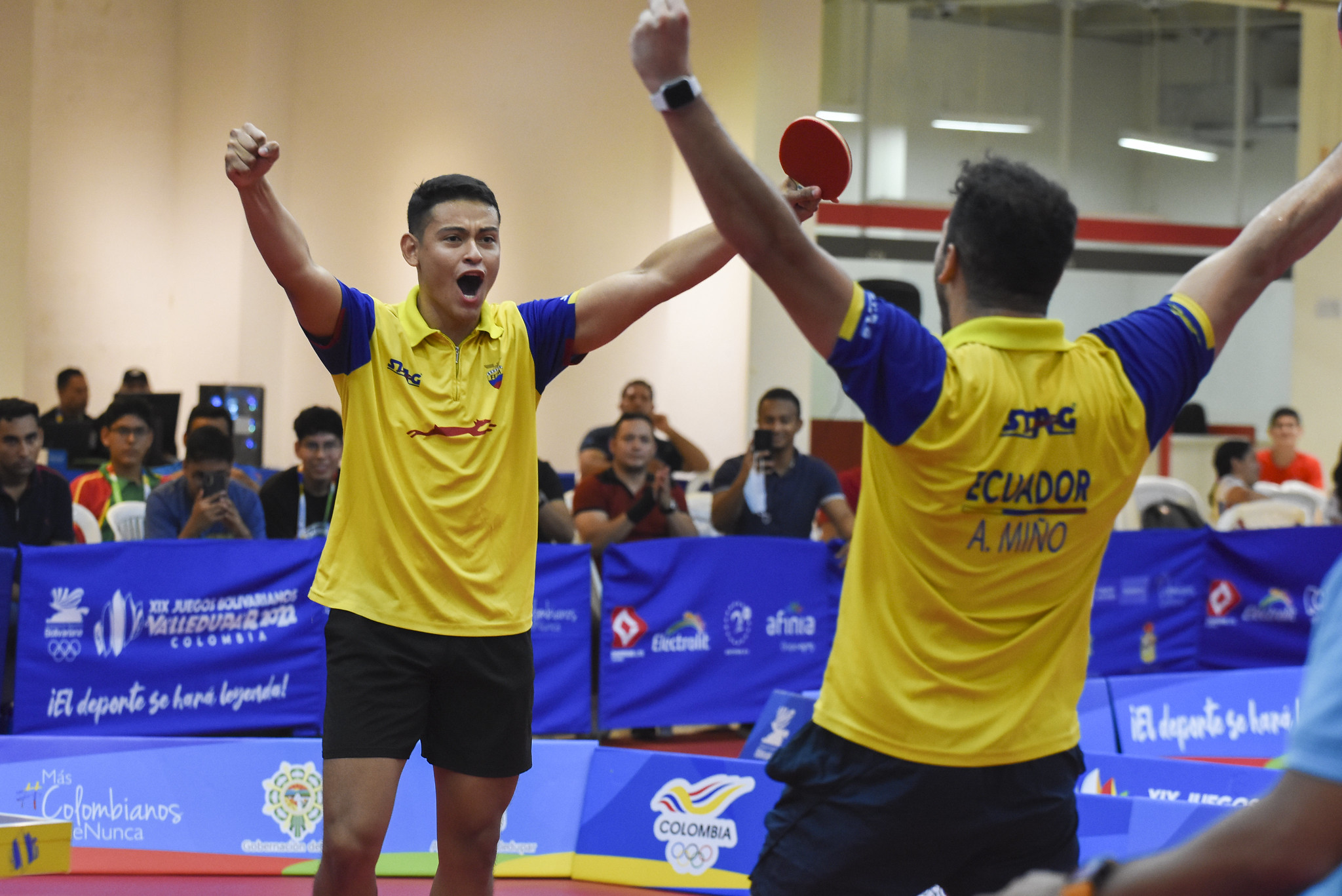 Miño y Riofrío se consagraron campeones bolivarianos