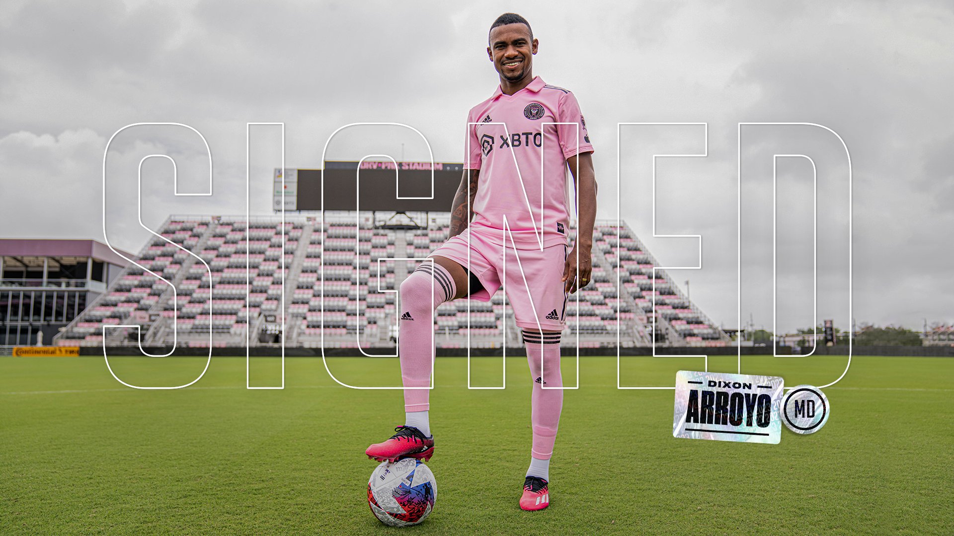 Dixon Arroyo firma con el Inter Miami y compartirá vestuario con Leonardo Campana