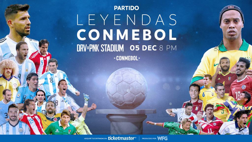 La Conmebol organiza el “Partido de Leyendas” en Miami