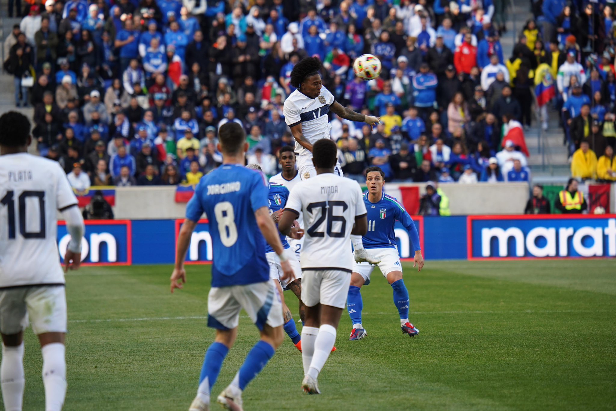 Ecuador batalló, pero no le alcanzó ante Italia