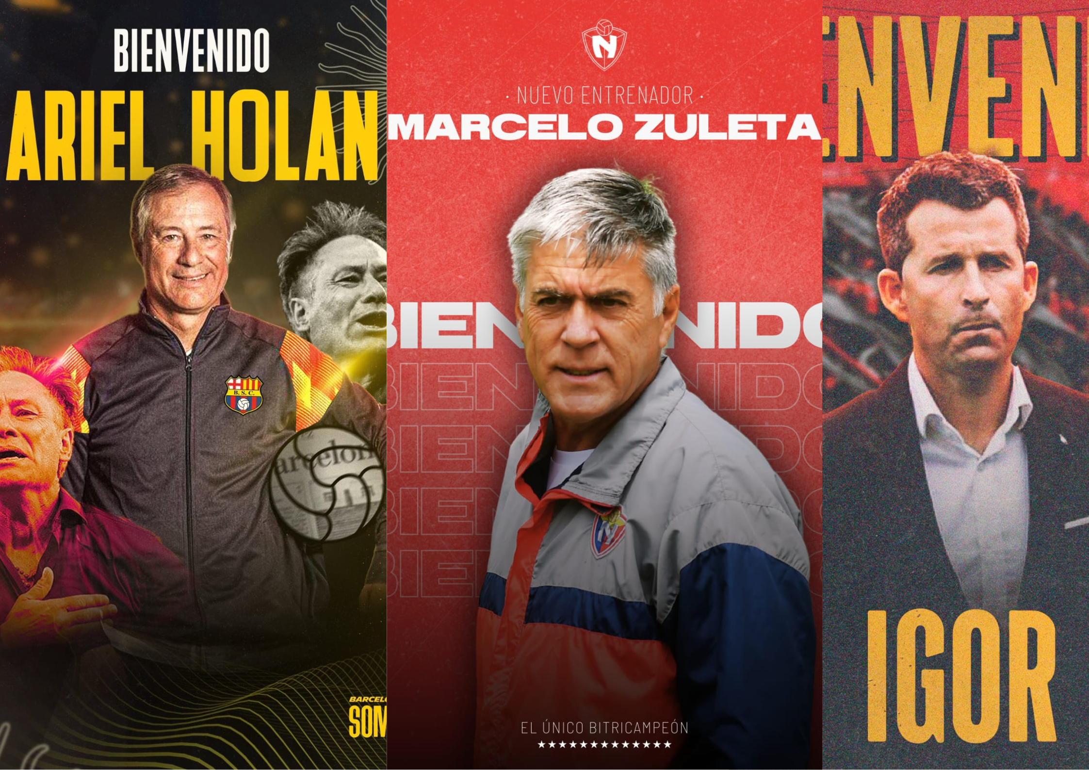 Nuevos técnicos se suman a los equipos ecuatorianos