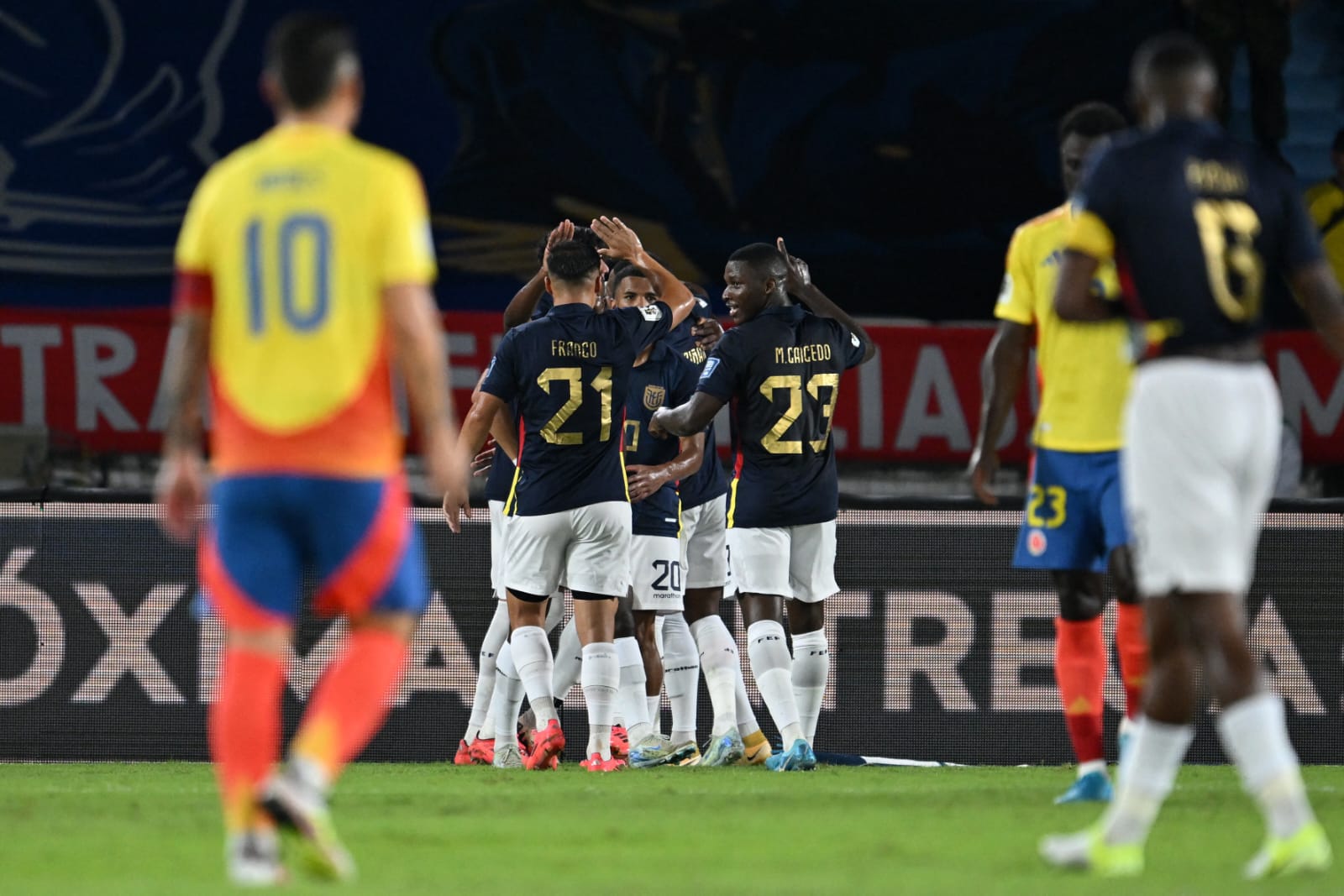 Victoria heroica de Ecuador sobre Colombia en Barranquilla