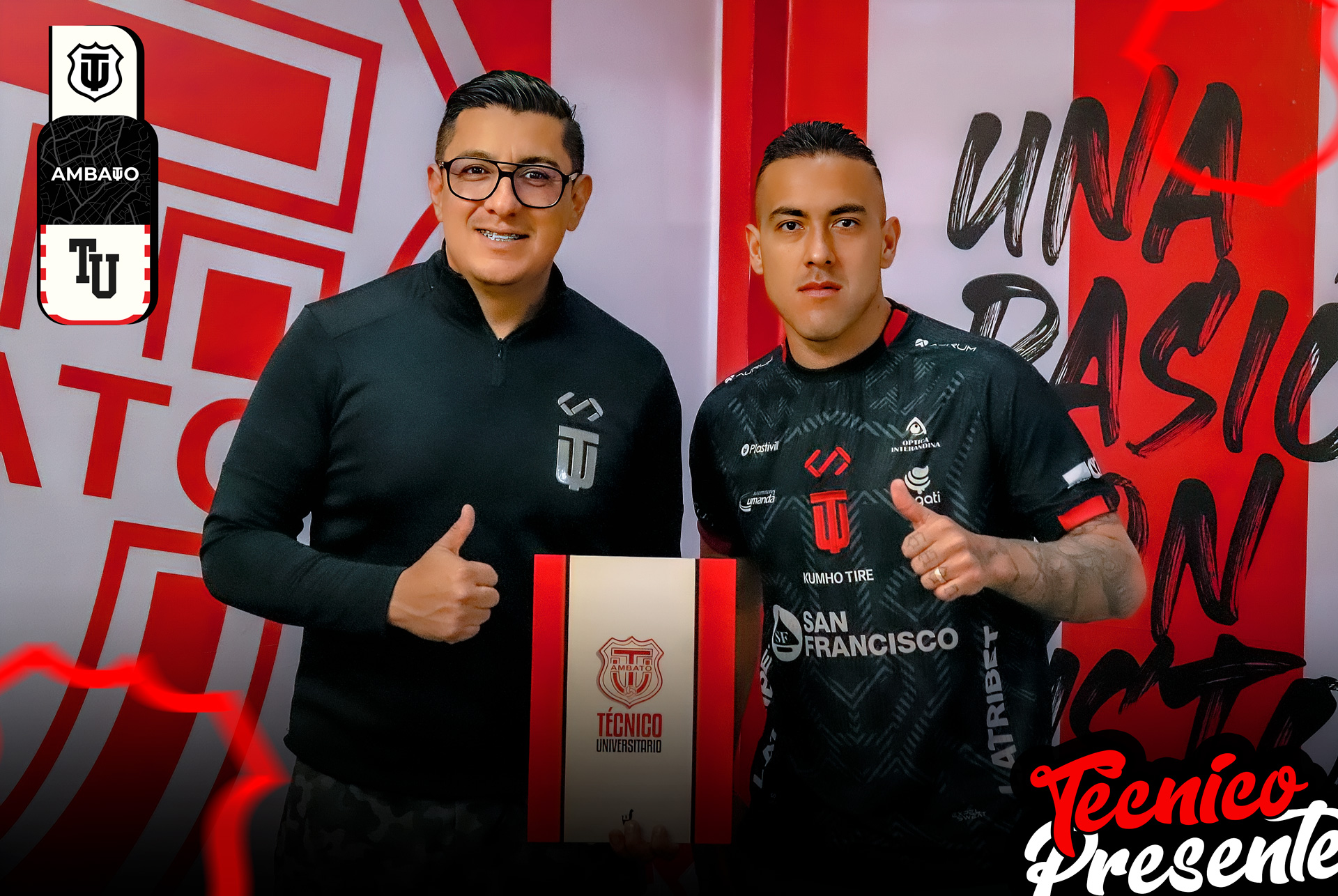 Andrés Chicaiza es la nueva carta ofensiva de Técnico Universitario