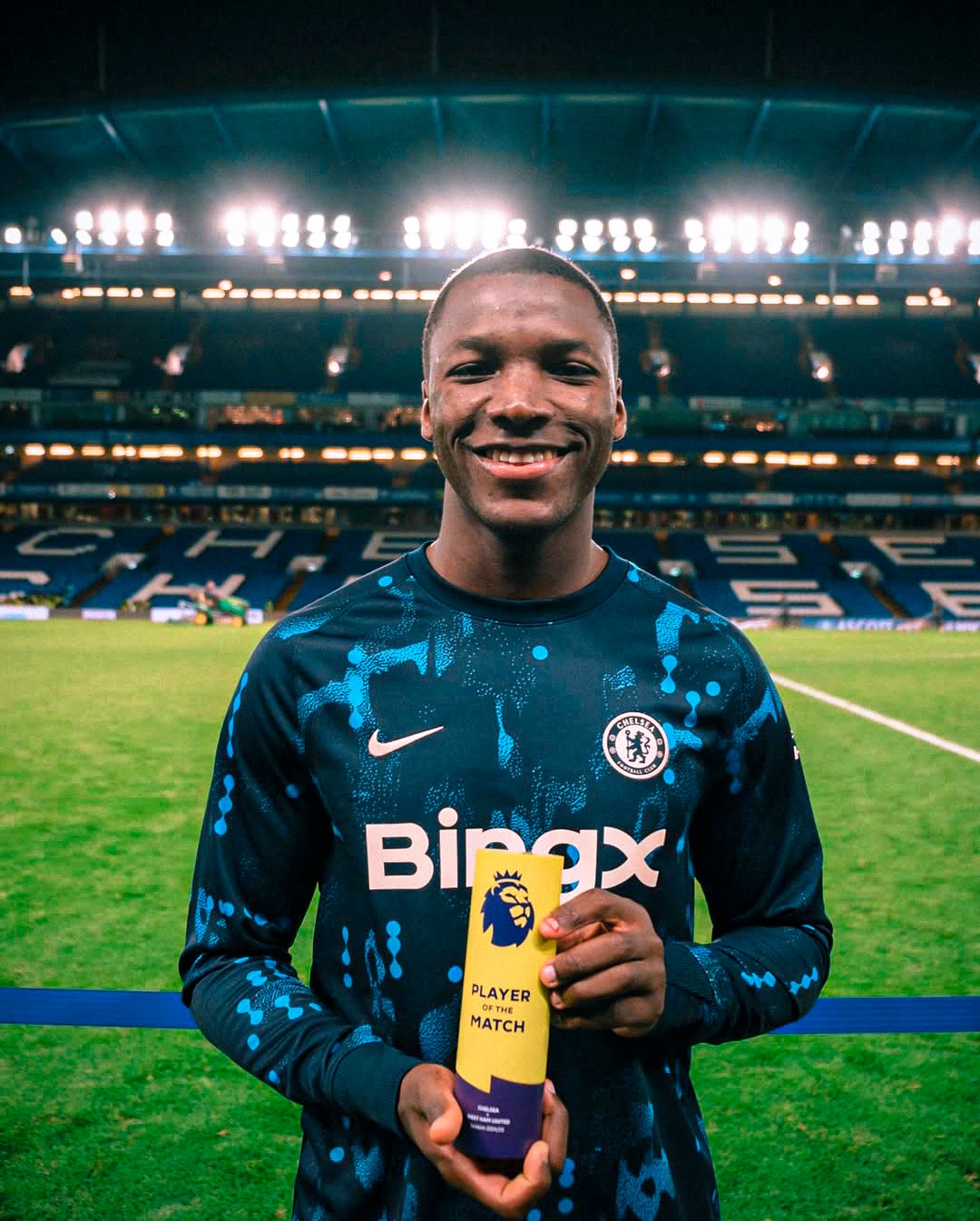 Moisés Caicedo fue elegido mejor jugador del partido ante el West Ham