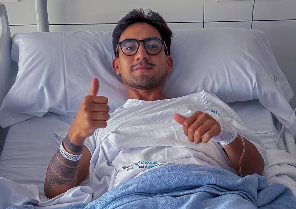 La artroscopia de cadera de Daniel Pintado fue un éxito