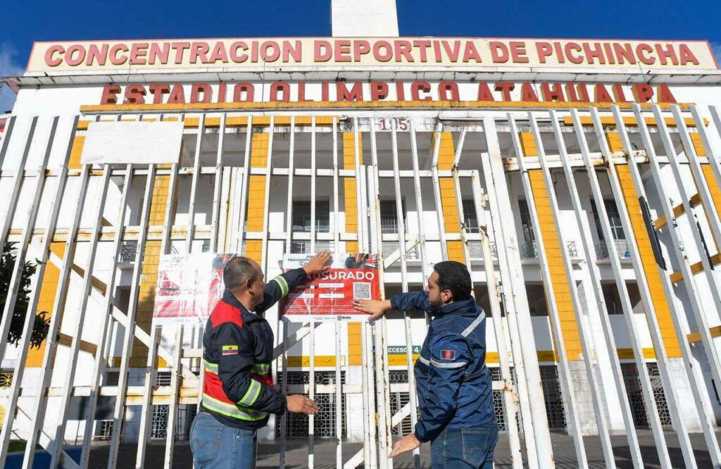 La AMC y los Bomberos no pudieron inspeccionar el Estadio Olímpico Atahualpa