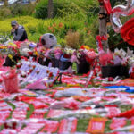 Muestras de afecto y mensajes a la memoria de Diogo Jota y André Silva