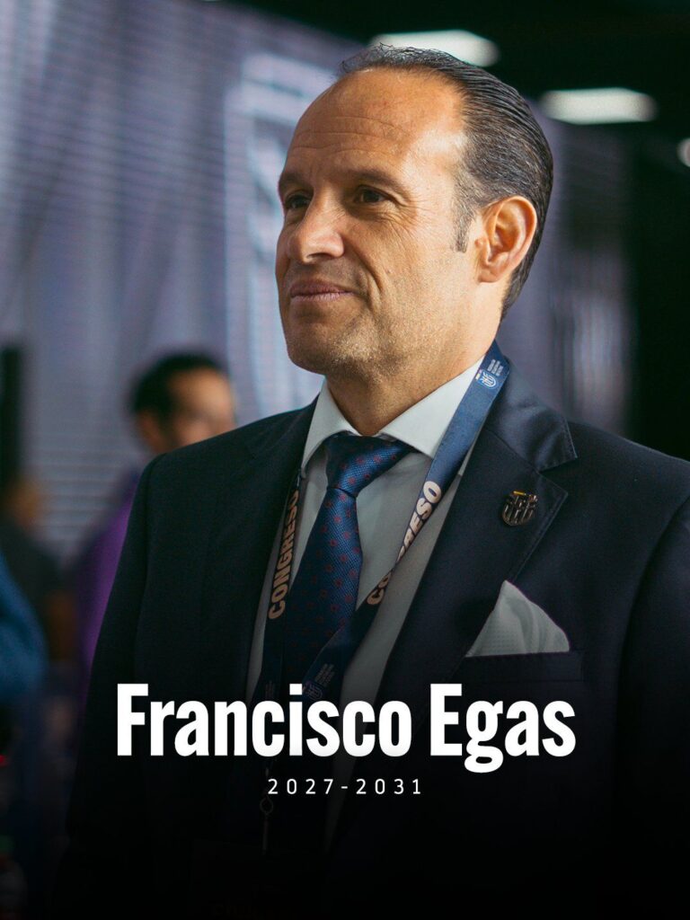 Francisco Egas es reelegido presidente de la FEF para el período 2027-2031