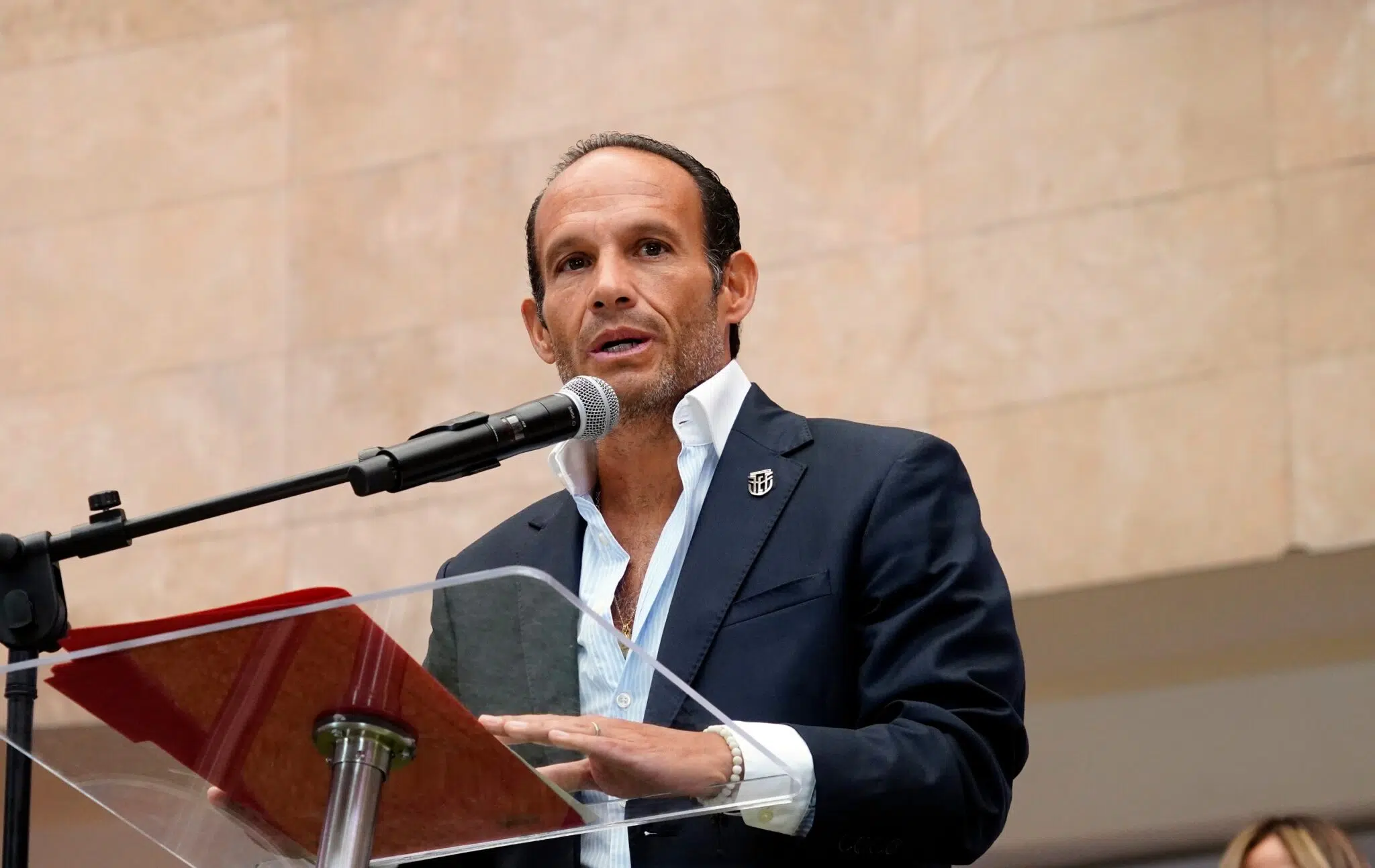 Francisco Egas, presidente de la FEF, habló en rueda de prensa acercá de la Trim los partidos amistosos y la lista de convocados para el Mundial.