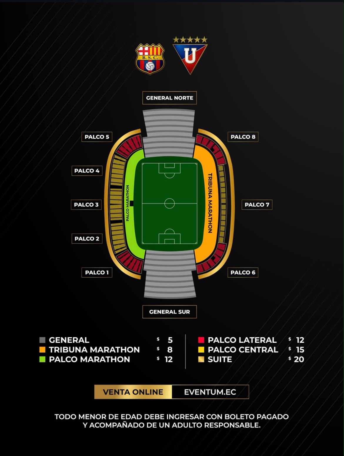 Precio de las entradas para el duelo entre Barcelona y Liga