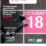 Este fin de semana se corre la Life Route 5k por la prevención y la lucha contra el cáncer de mama